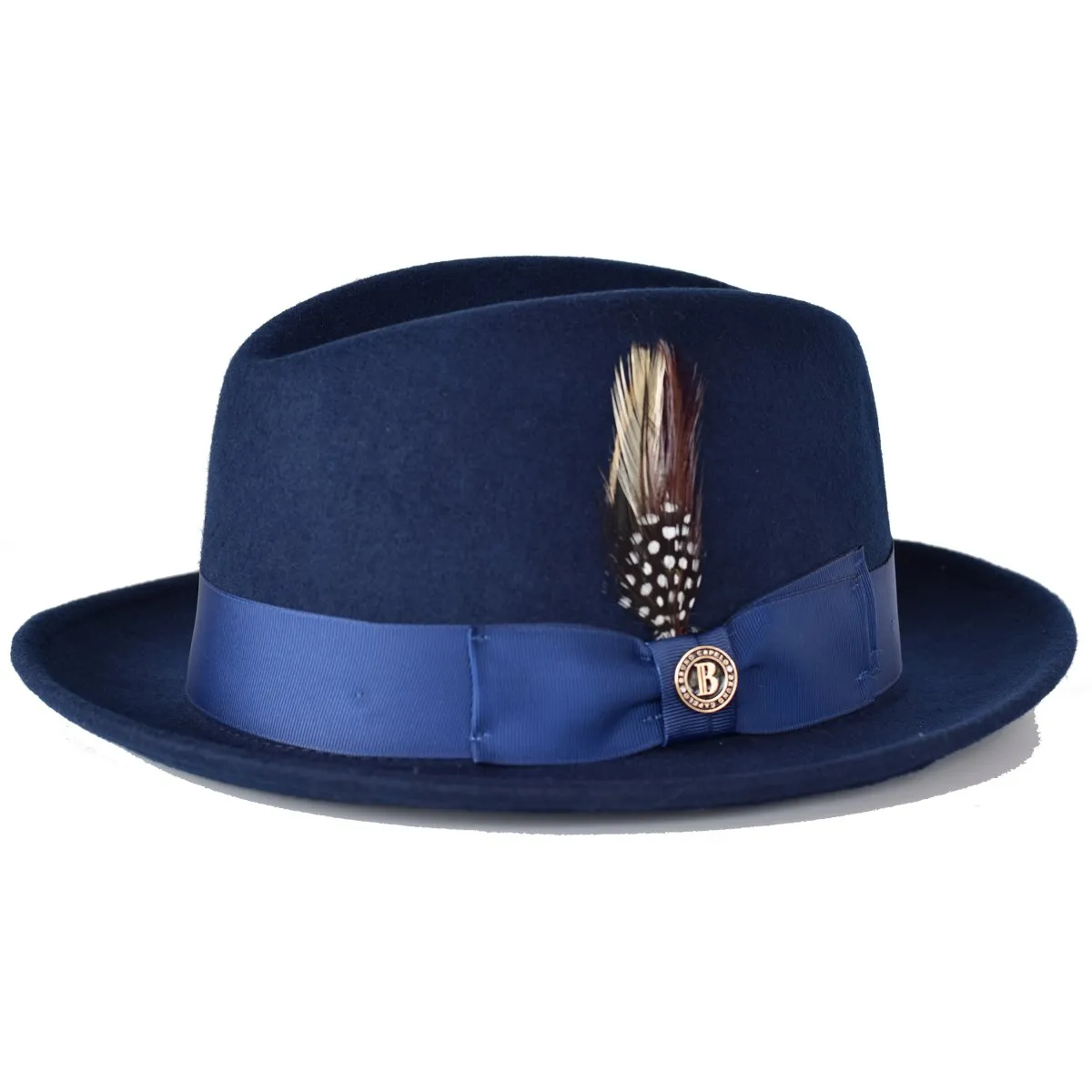 Bruno Capelo Chicago Center Dent Wool Trilby Hat Accessories_Bruno Capelo_Hats