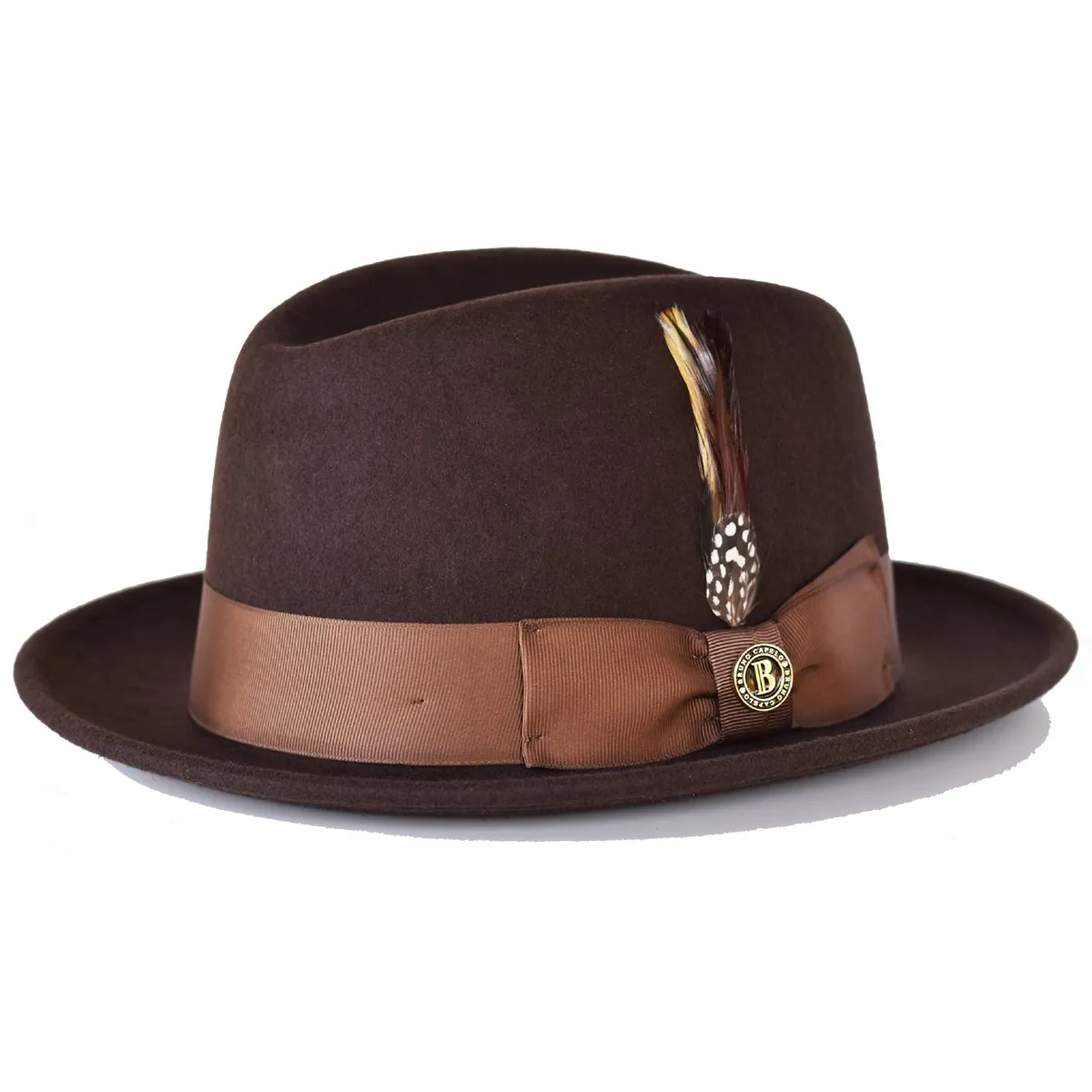 Bruno Capelo Chicago Center Dent Wool Trilby Hat Accessories_Bruno Capelo_Hats