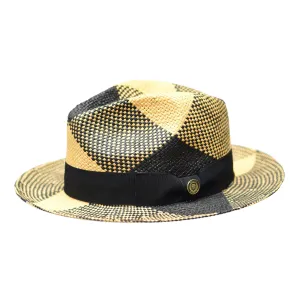 Bruno Capelo Cubano Hand-Dyed Straw Fedora Accessories_Bruno Capelo_Hats