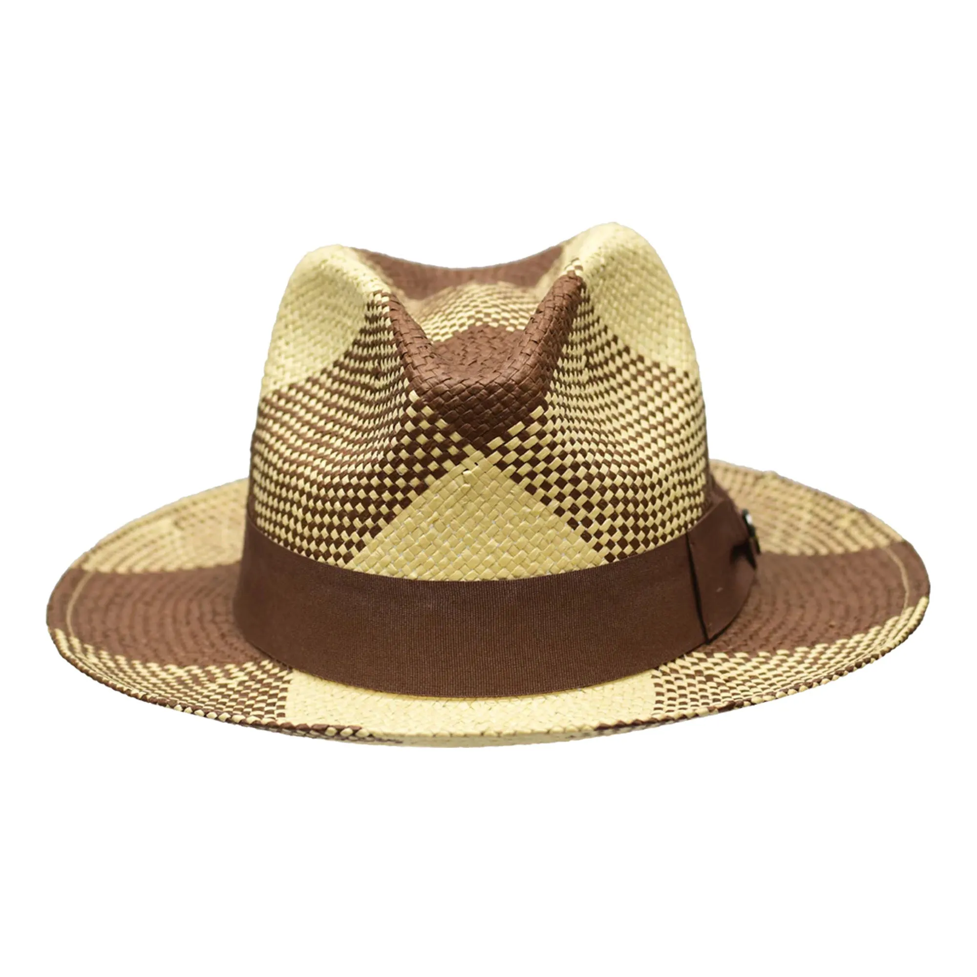 Bruno Capelo Cubano Hand-Dyed Straw Fedora Accessories_Bruno Capelo_Hats