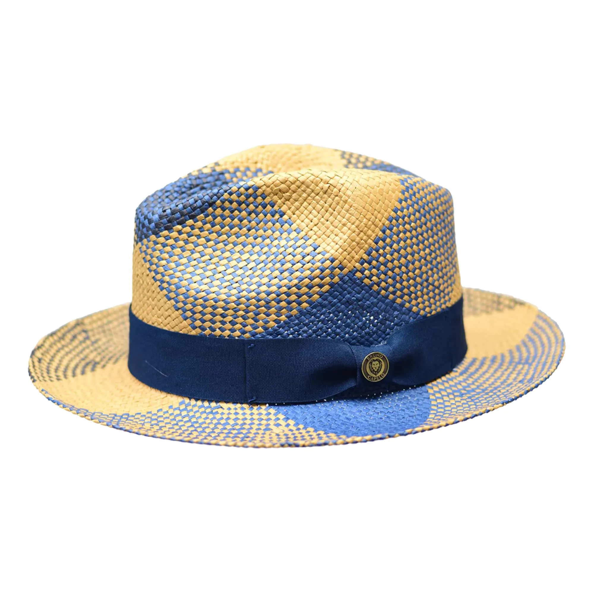 Bruno Capelo Cubano Hand-Dyed Straw Fedora Accessories_Bruno Capelo_Hats