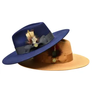 Bruno Capelo Duke Wide Brim Wool Fedora Accessories_Bruno Capelo_Hats