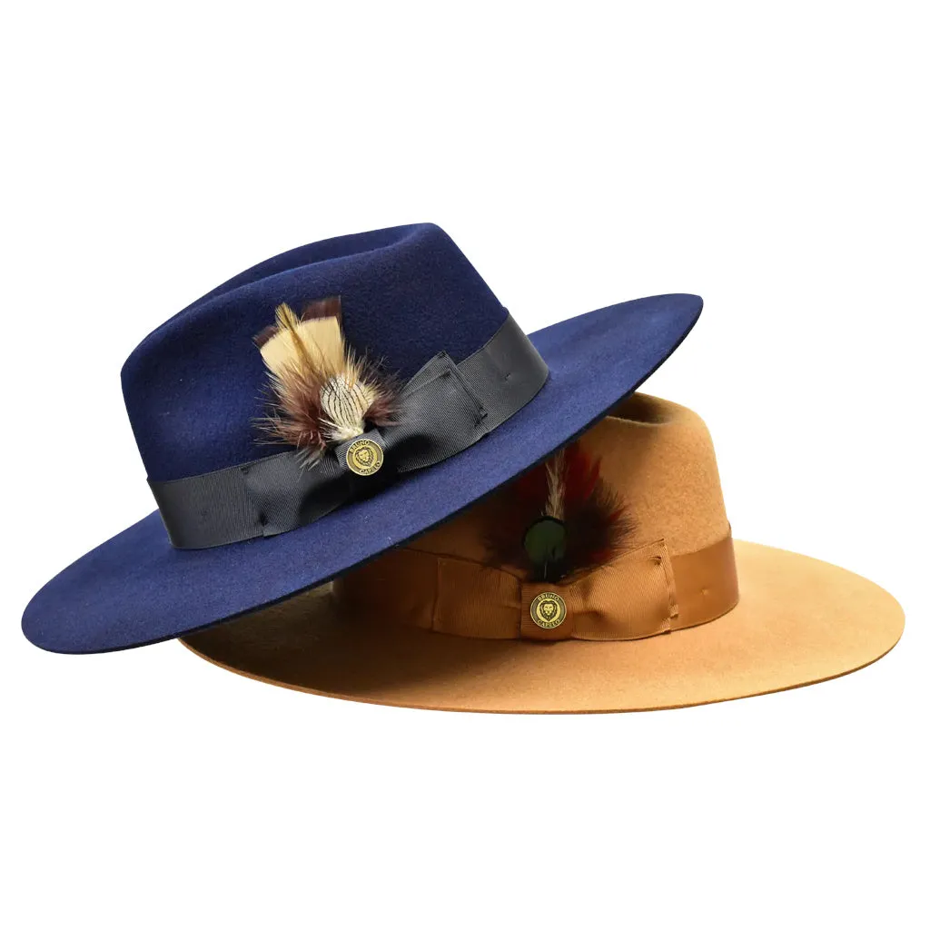 Bruno Capelo Duke Wide Brim Wool Fedora Accessories_Bruno Capelo_Hats