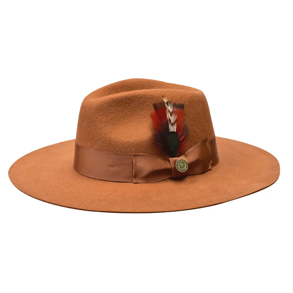 Bruno Capelo Duke Wide Brim Wool Fedora Accessories_Bruno Capelo_Hats
