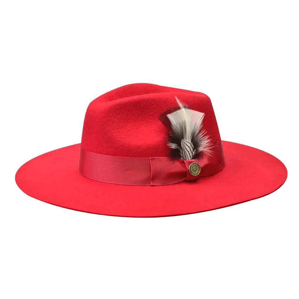 Bruno Capelo Duke Wide Brim Wool Fedora Accessories_Bruno Capelo_Hats