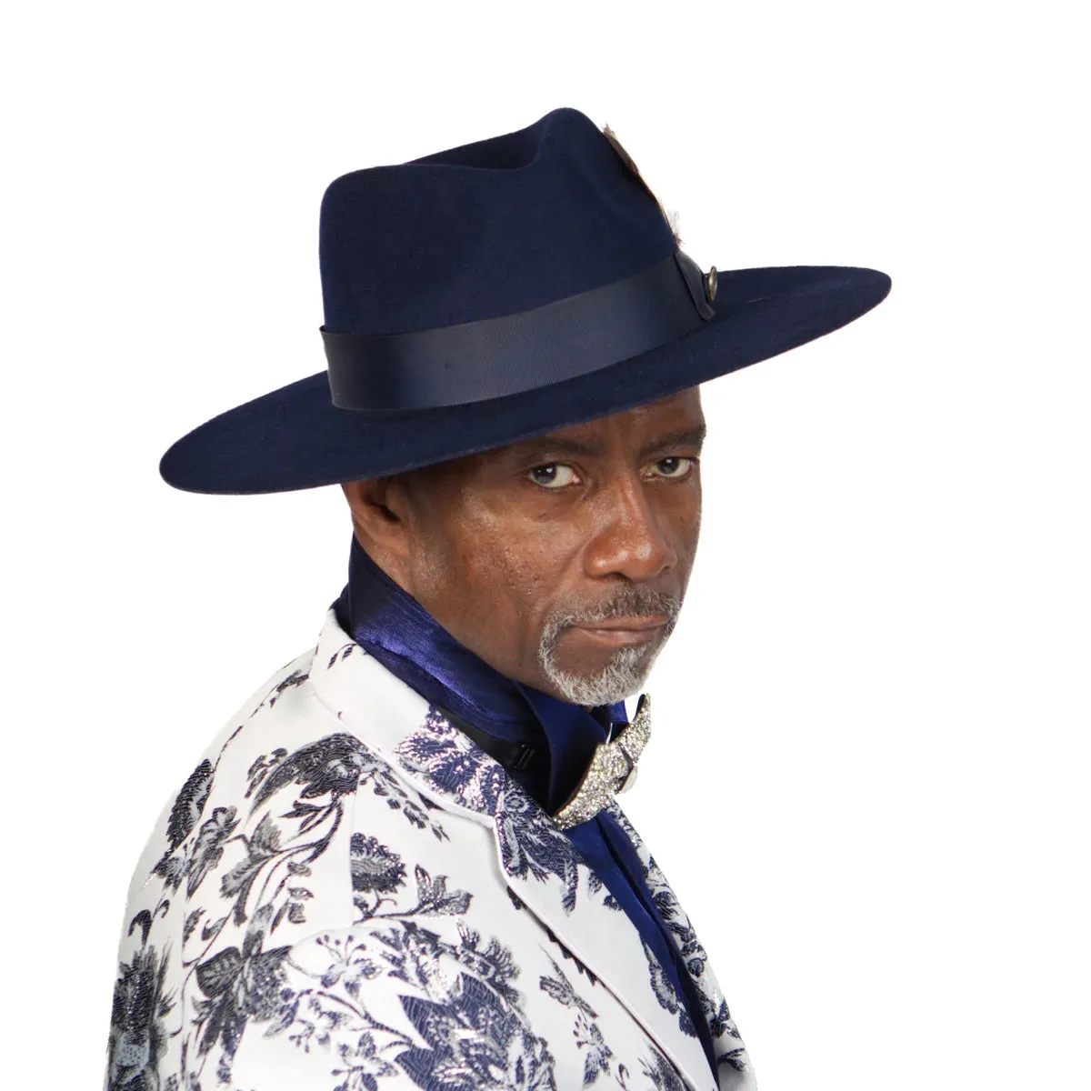 Bruno Capelo Duke Wide Brim Wool Fedora Accessories_Bruno Capelo_Hats