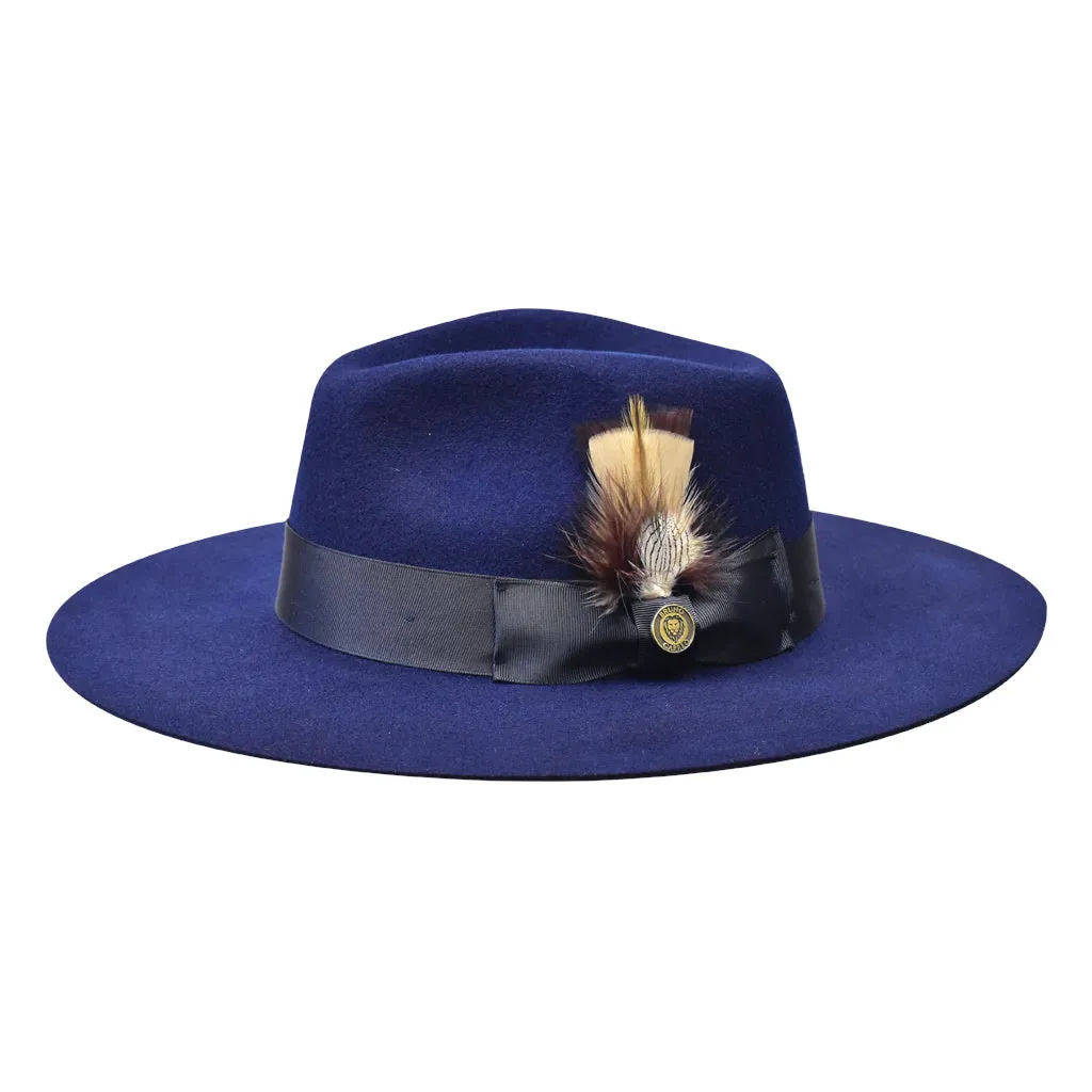 Bruno Capelo Duke Wide Brim Wool Fedora Accessories_Bruno Capelo_Hats