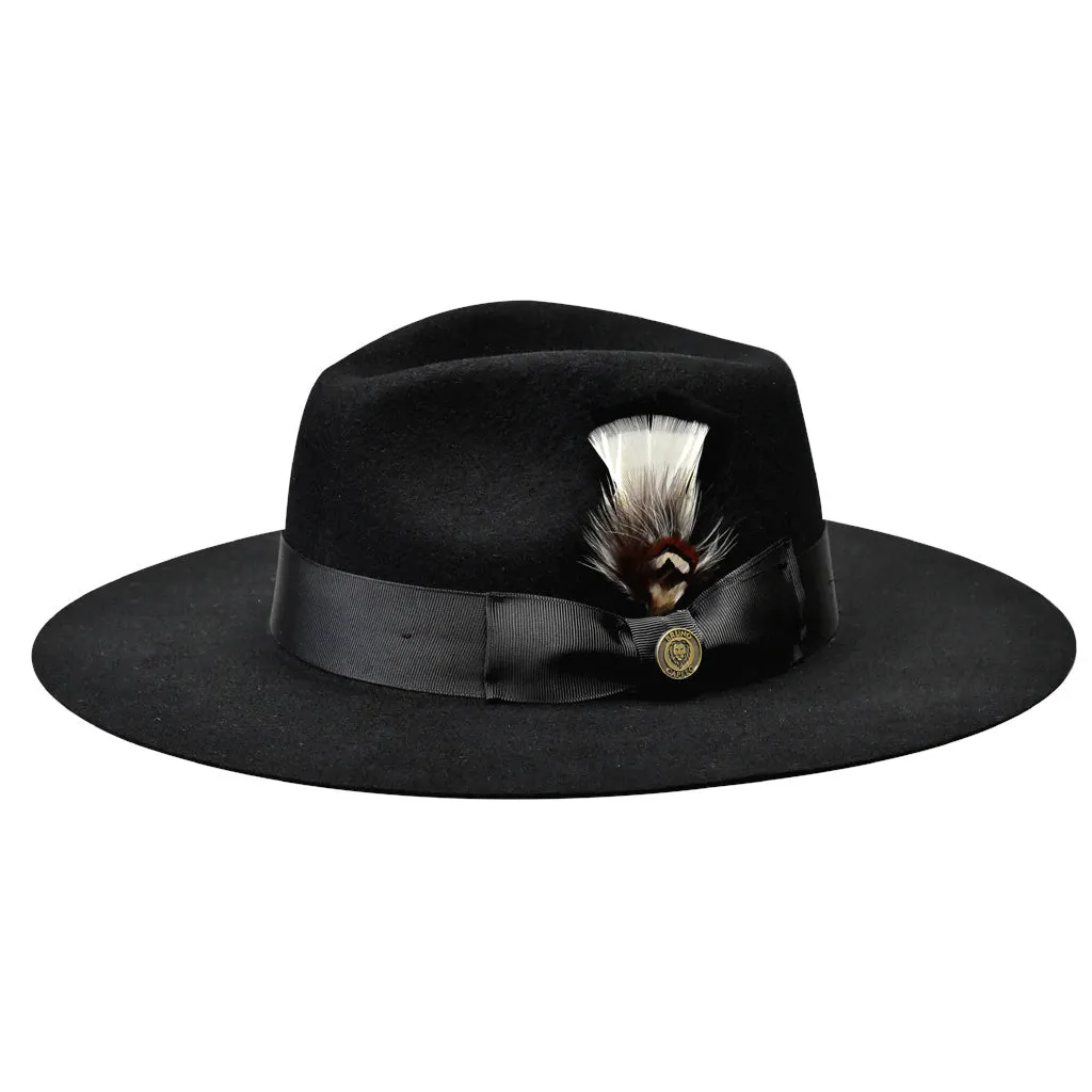 Bruno Capelo Duke Wide Brim Wool Fedora Accessories_Bruno Capelo_Hats