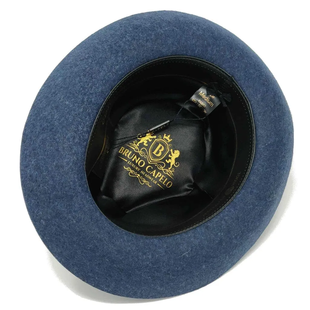Bruno Capelo Fabio Wool Felt Teardrop Fedora Accessories_Bruno Capelo_Hats