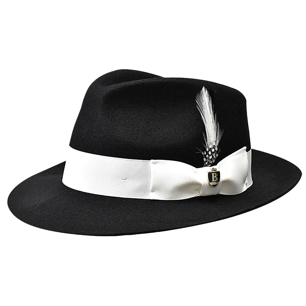 Bruno Capelo Fabio Wool Felt Teardrop Fedora Accessories_Bruno Capelo_Hats
