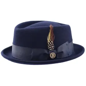 Bruno Capelo Fifth Avenue Diamond Crown Wool Felt Trilby Hat Accessories_Bruno Capelo_Hats