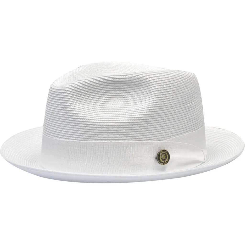 Bruno Capelo Francesco Timeless Straw Fedora Accessories_Bruno Capelo_Hats