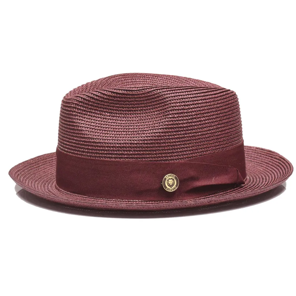 Bruno Capelo Francesco Timeless Straw Fedora Accessories_Bruno Capelo_Hats