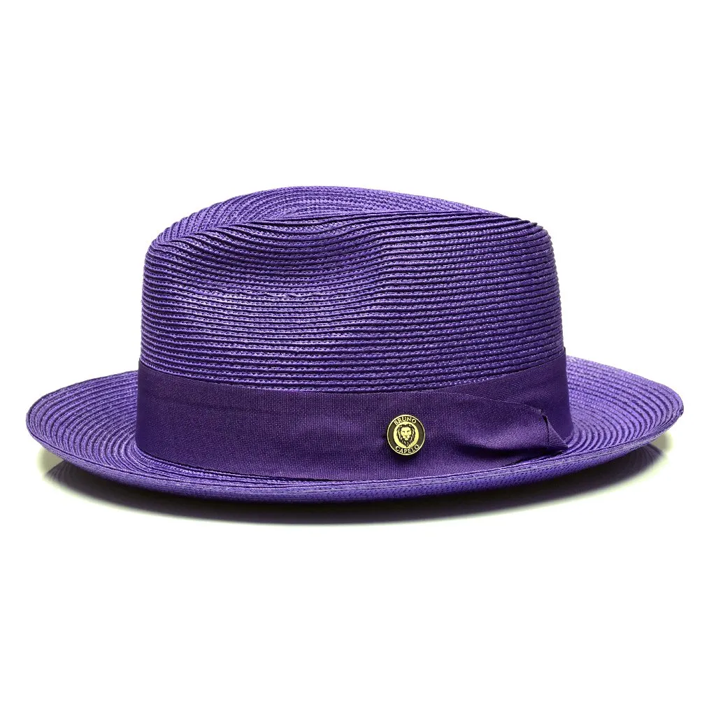 Bruno Capelo Francesco Timeless Straw Fedora Accessories_Bruno Capelo_Hats