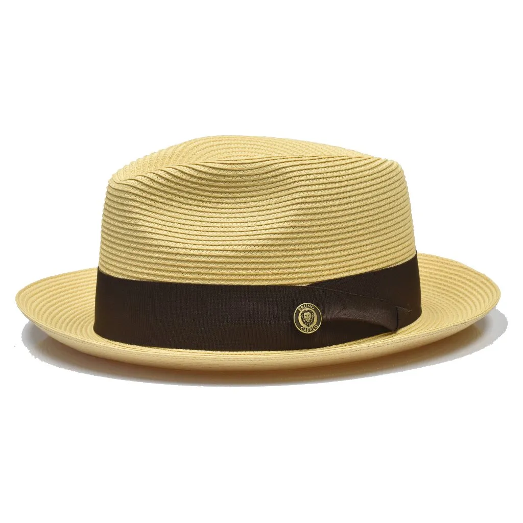Bruno Capelo Francesco Timeless Straw Fedora Accessories_Bruno Capelo_Hats