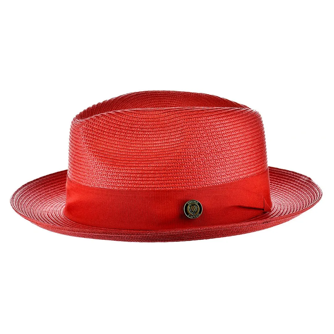Bruno Capelo Francesco Timeless Straw Fedora Accessories_Bruno Capelo_Hats