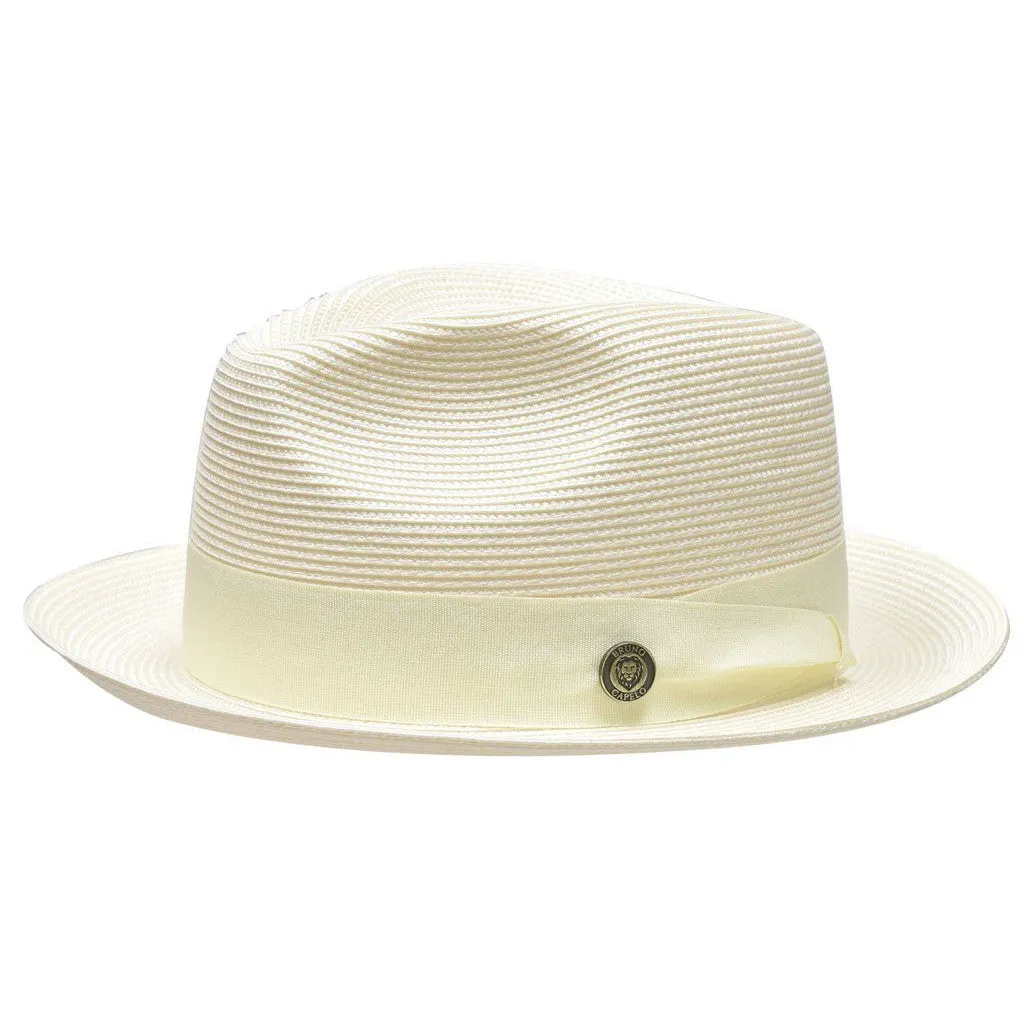 Bruno Capelo Francesco Timeless Straw Fedora Accessories_Bruno Capelo_Hats