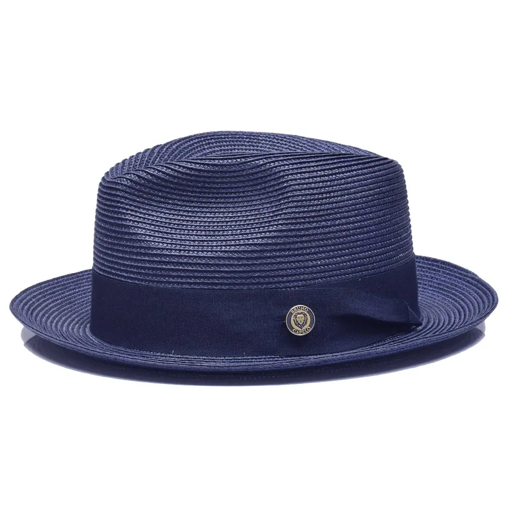 Bruno Capelo Francesco Timeless Straw Fedora Accessories_Bruno Capelo_Hats