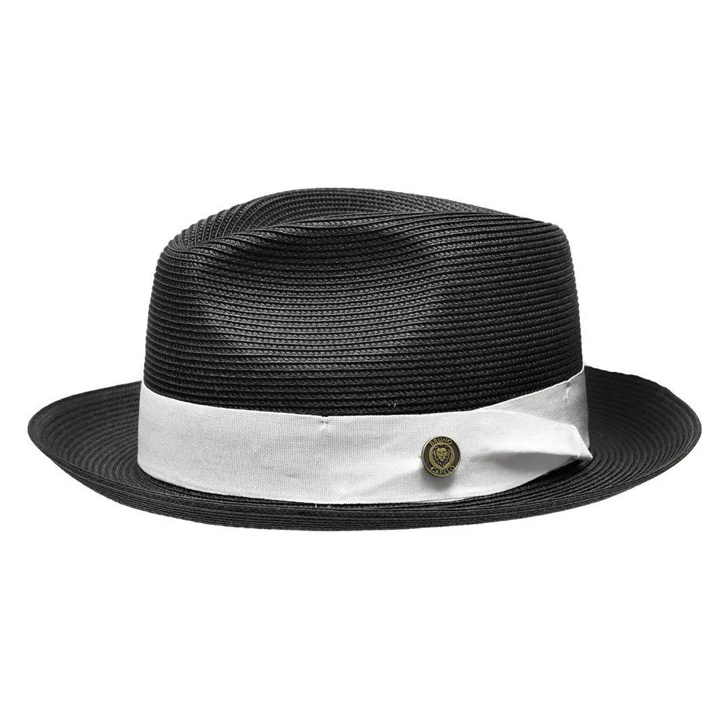 Bruno Capelo Francesco Timeless Straw Fedora Accessories_Bruno Capelo_Hats