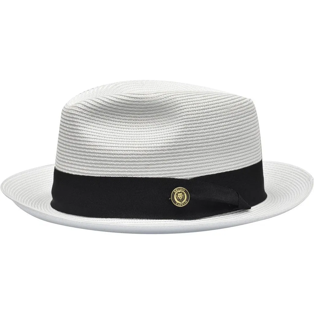 Bruno Capelo Francesco Timeless Straw Fedora Accessories_Bruno Capelo_Hats