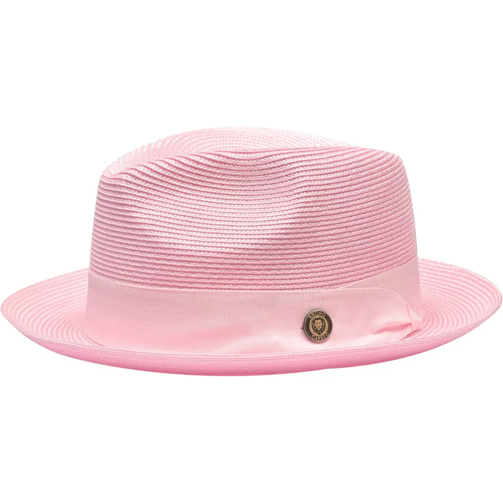Bruno Capelo Francesco Timeless Straw Fedora Accessories_Bruno Capelo_Hats