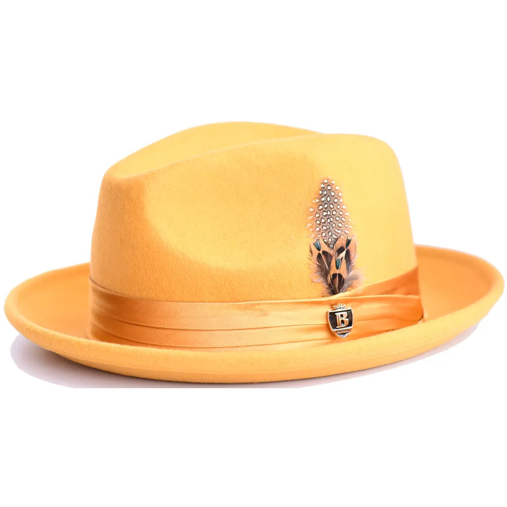 Bruno Capelo Giovani Crushable Wool Fedora Accessories_Bruno Capelo_Hats