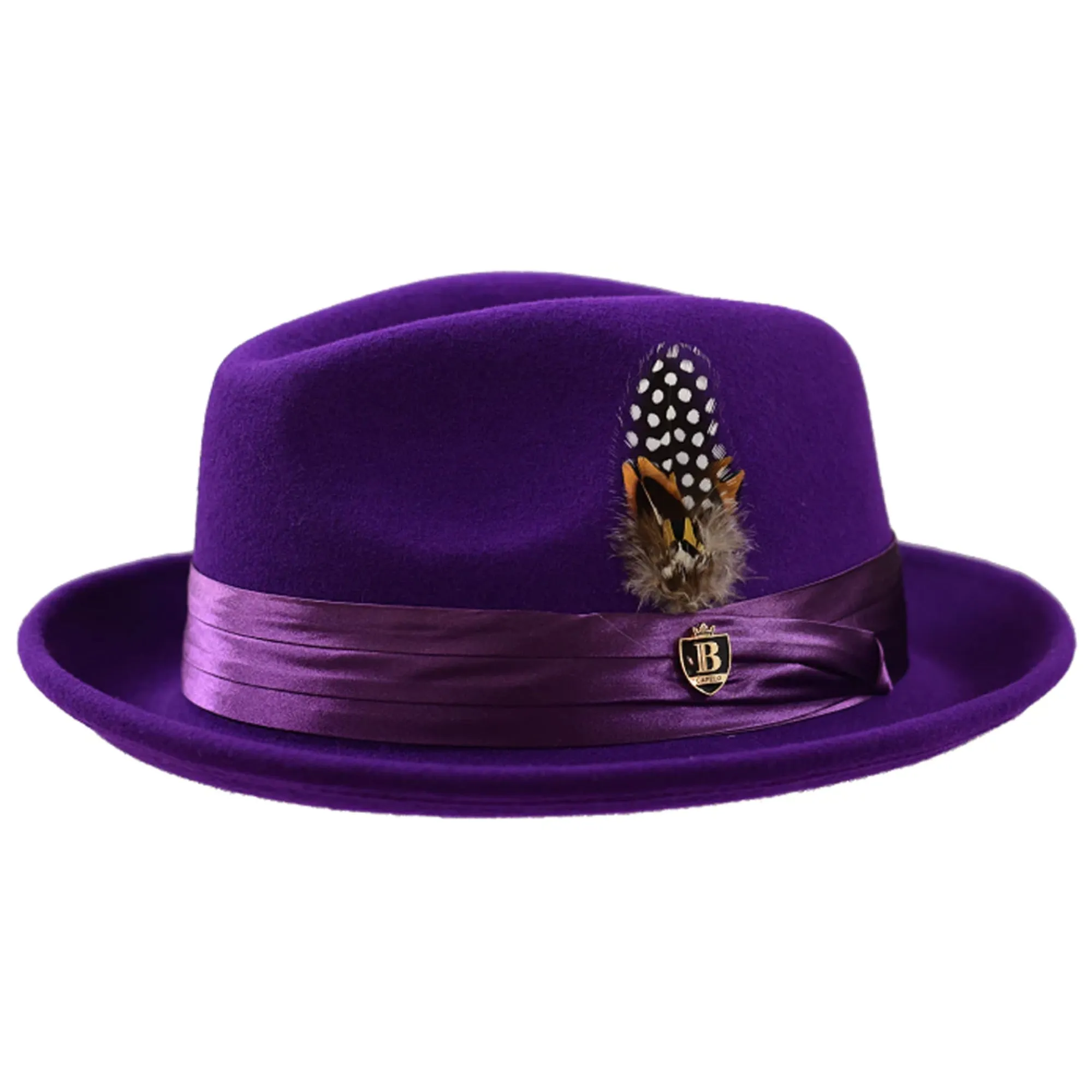 Bruno Capelo Giovani Crushable Wool Fedora Accessories_Bruno Capelo_Hats