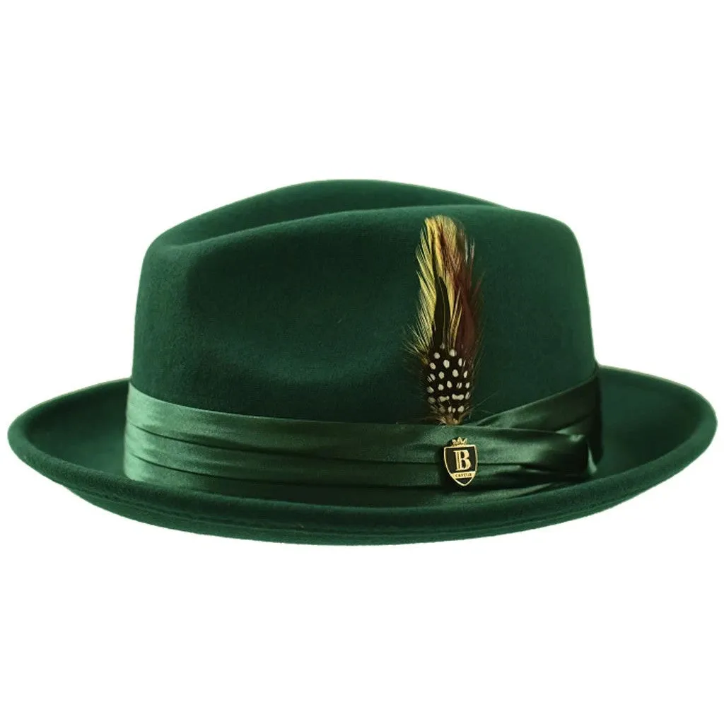 Bruno Capelo Giovani Crushable Wool Fedora Accessories_Bruno Capelo_Hats