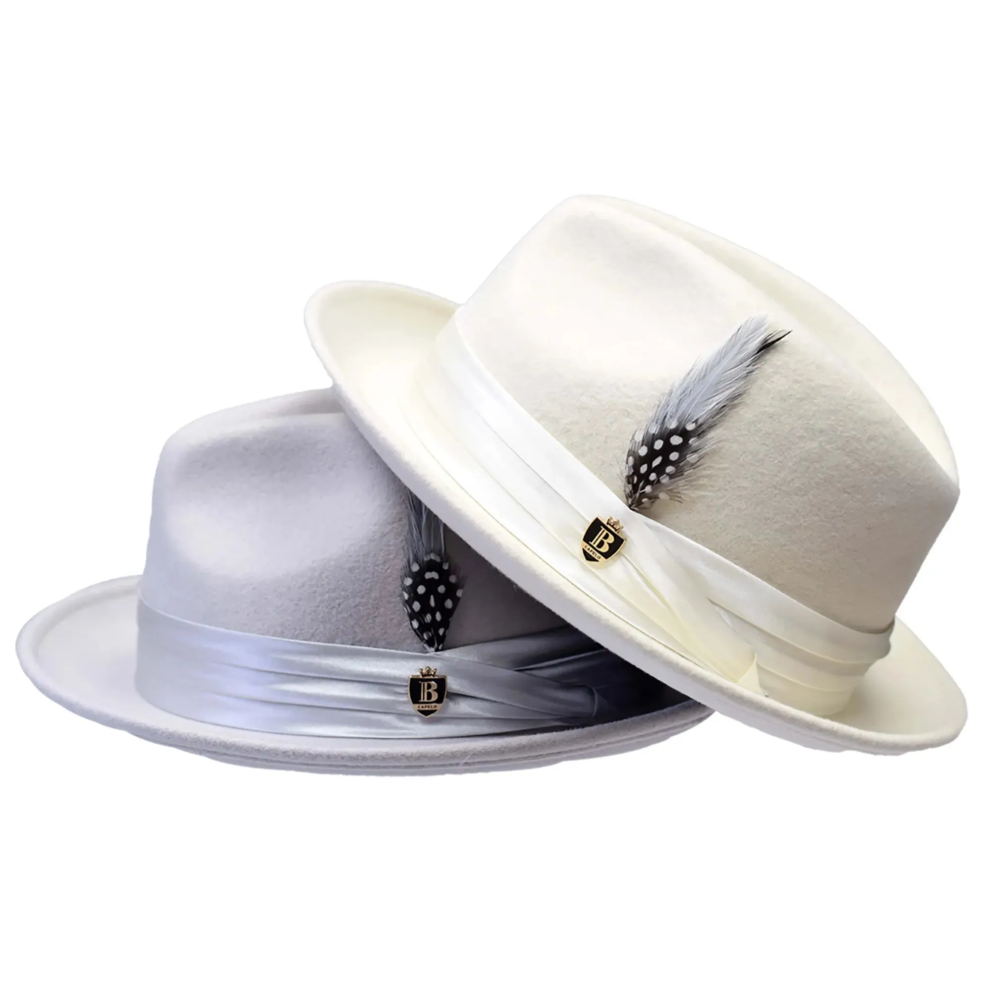 Bruno Capelo Giovani Crushable Wool Fedora Accessories_Bruno Capelo_Hats