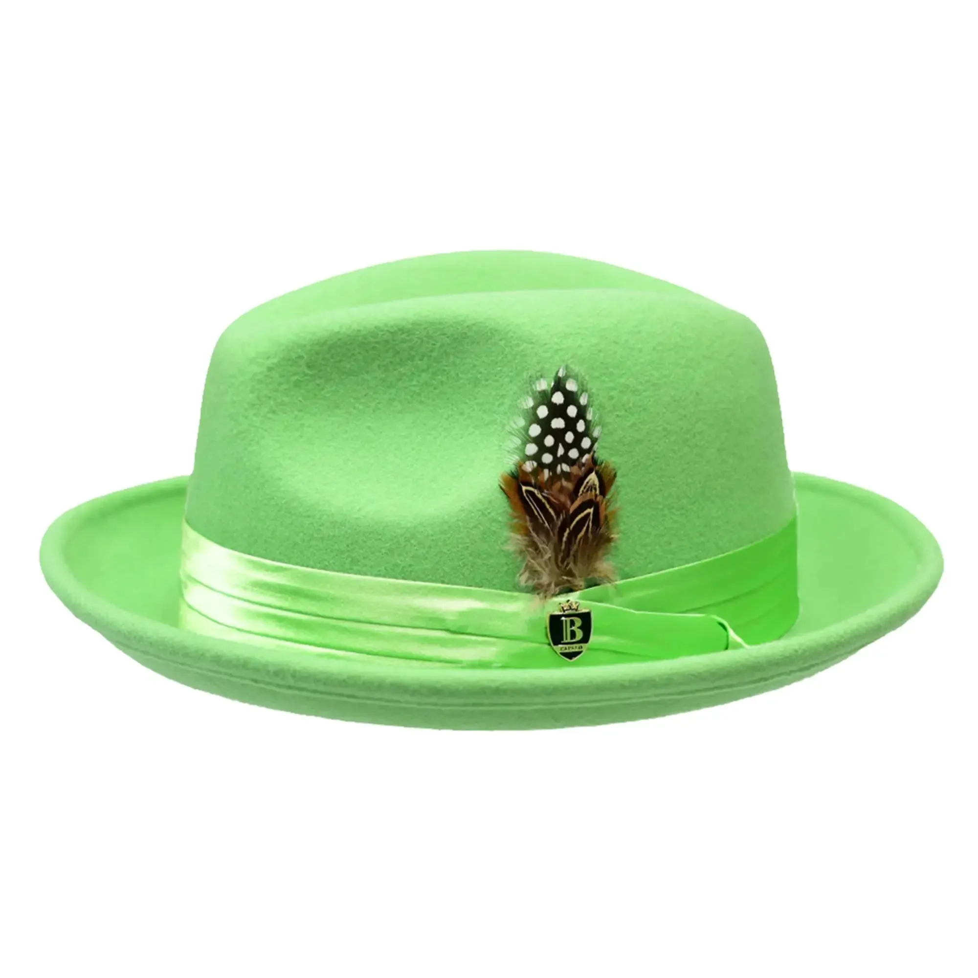 Bruno Capelo Giovani Crushable Wool Fedora Accessories_Bruno Capelo_Hats
