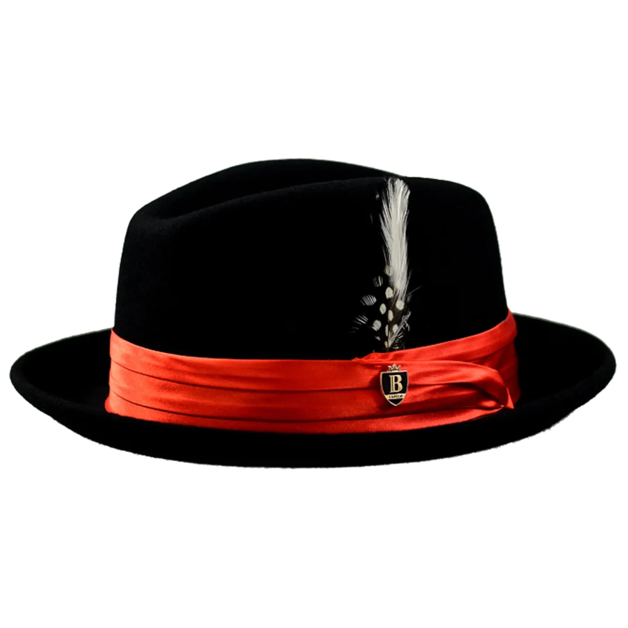 Bruno Capelo Giovani Crushable Wool Fedora Accessories_Bruno Capelo_Hats