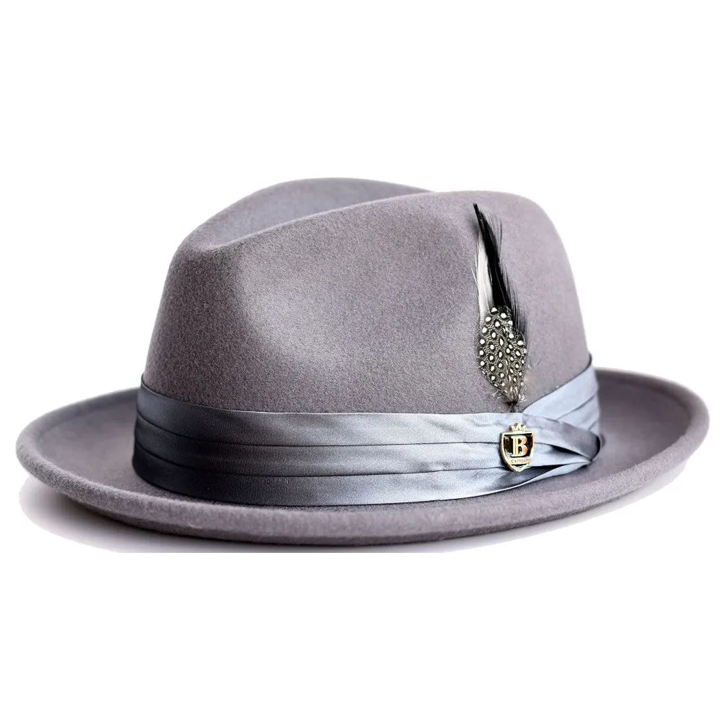 Bruno Capelo Giovani Crushable Wool Fedora Accessories_Bruno Capelo_Hats
