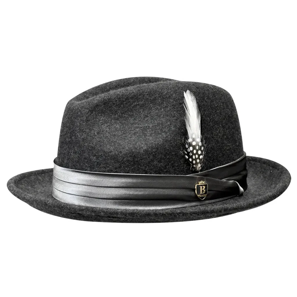 Bruno Capelo Giovani Crushable Wool Fedora Accessories_Bruno Capelo_Hats