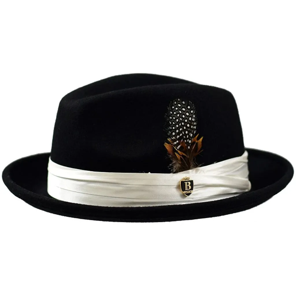 Bruno Capelo Giovani Crushable Wool Fedora Accessories_Bruno Capelo_Hats