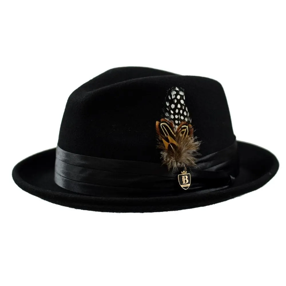 Bruno Capelo Giovani Crushable Wool Fedora Accessories_Bruno Capelo_Hats
