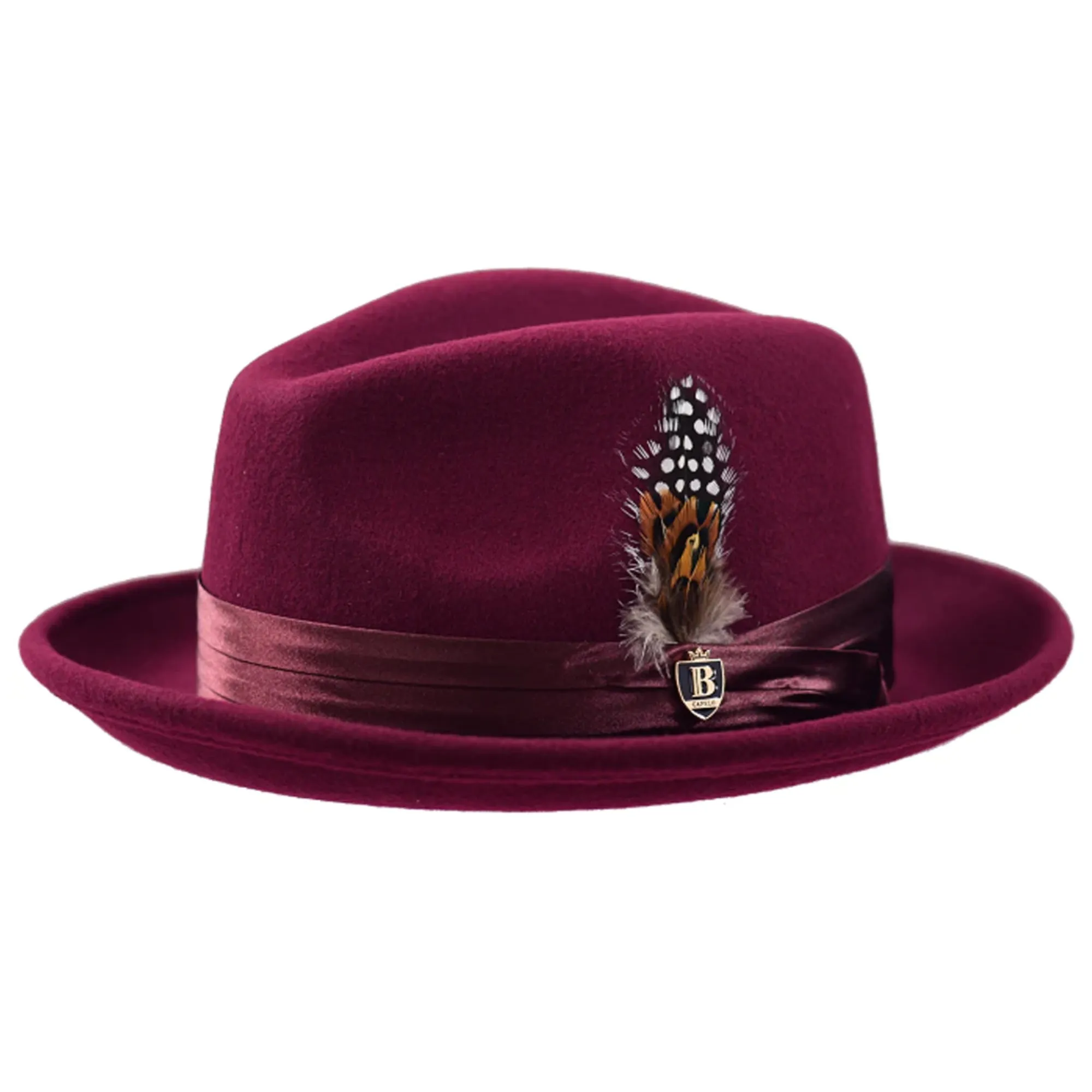 Bruno Capelo Giovani Crushable Wool Fedora Accessories_Bruno Capelo_Hats