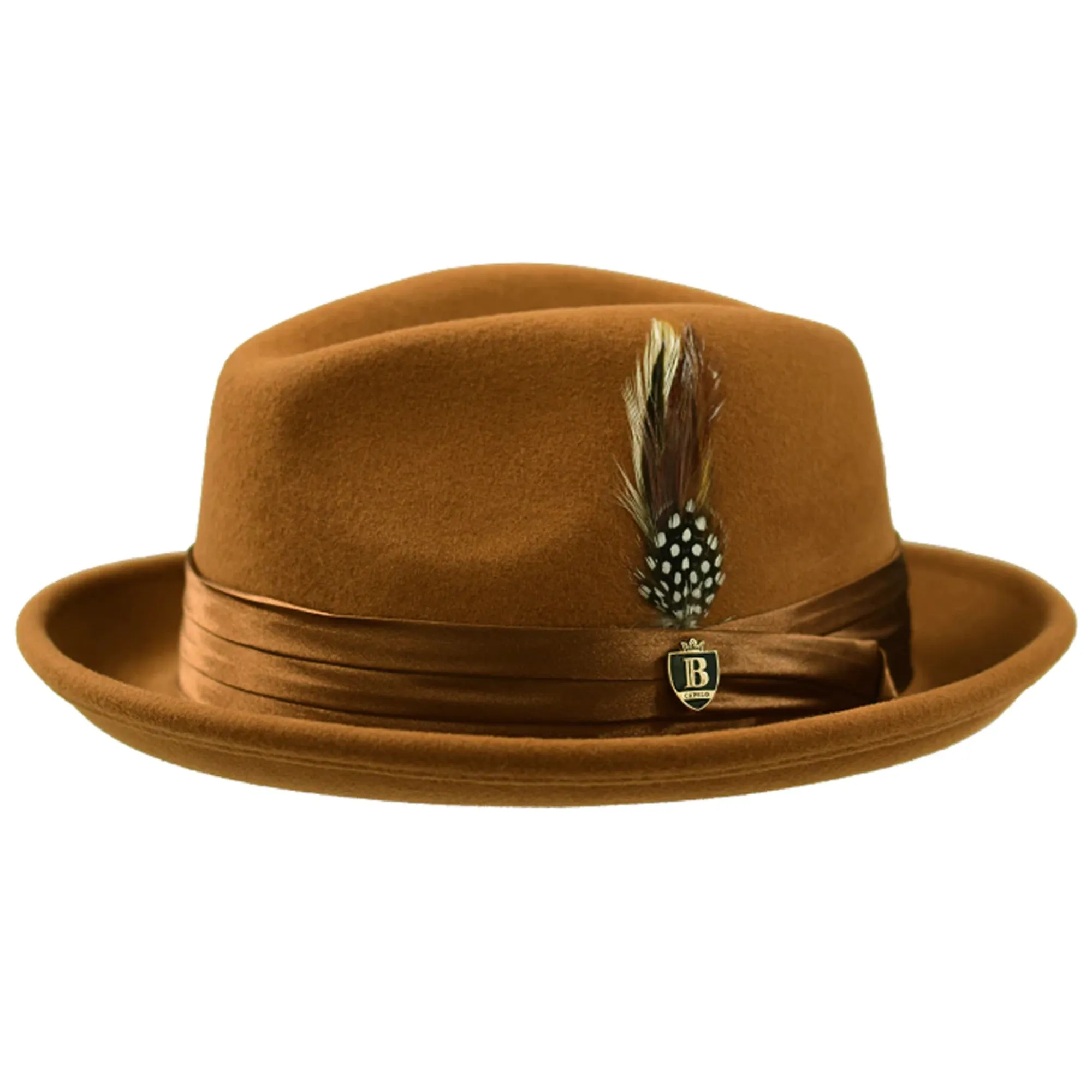 Bruno Capelo Giovani Crushable Wool Fedora Accessories_Bruno Capelo_Hats