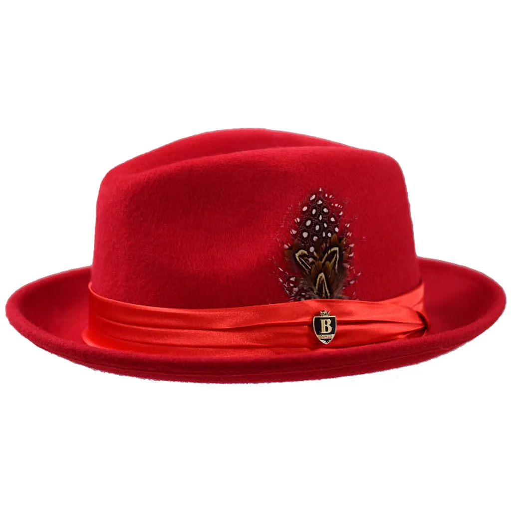 Bruno Capelo Giovani Crushable Wool Fedora Accessories_Bruno Capelo_Hats