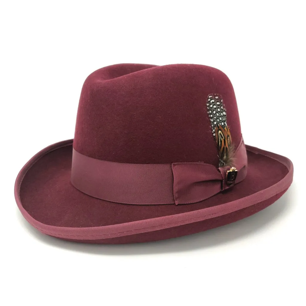 Bruno Capelo Godfather Wool Homburg Accessories_Bruno Capelo_Hats