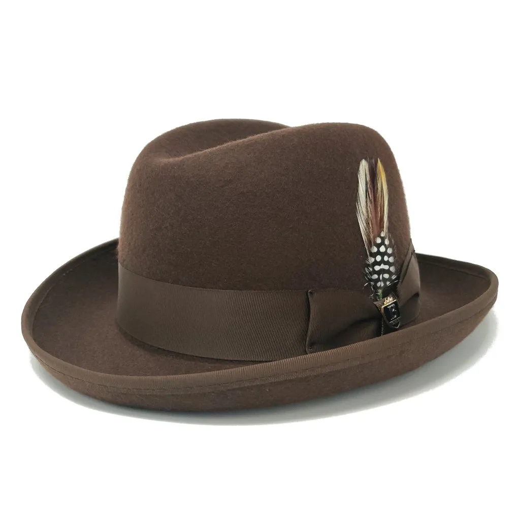 Bruno Capelo Godfather Wool Homburg Accessories_Bruno Capelo_Hats