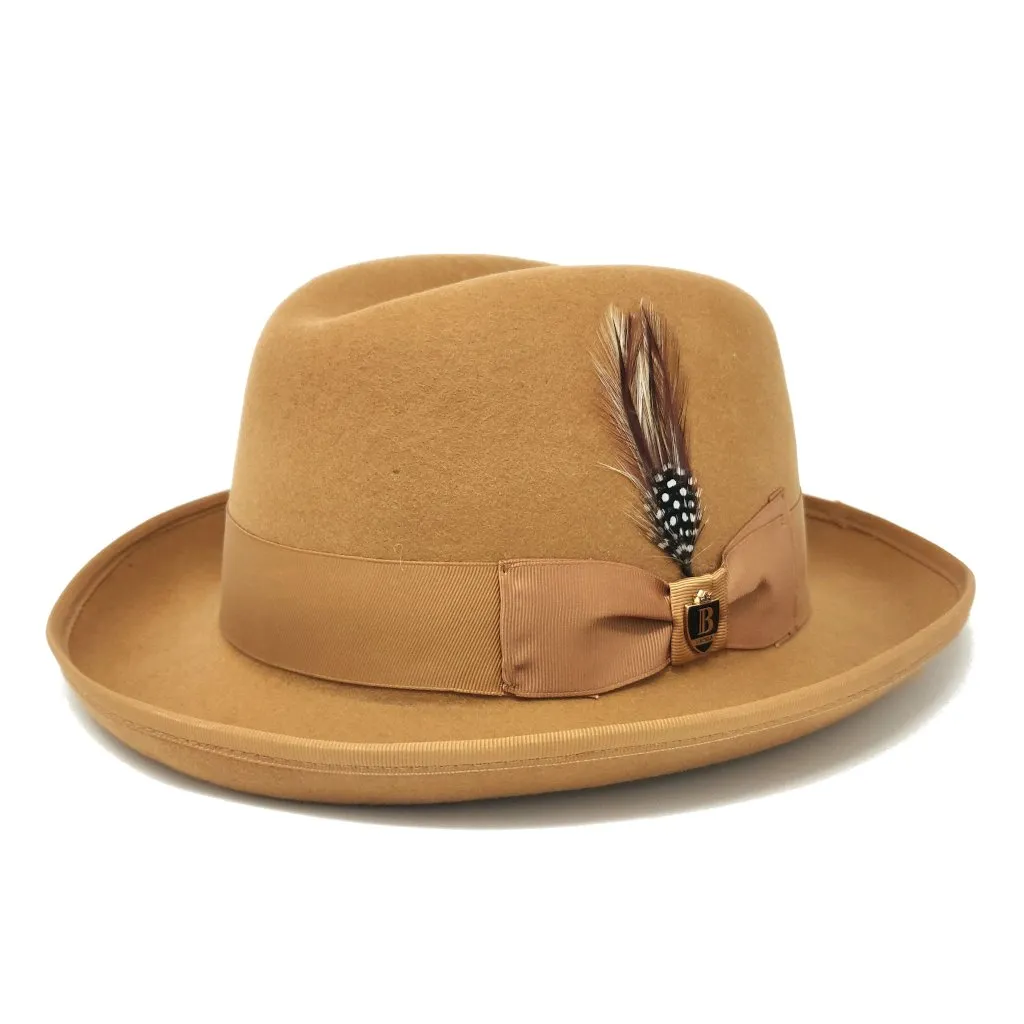 Bruno Capelo Godfather Wool Homburg Accessories_Bruno Capelo_Hats