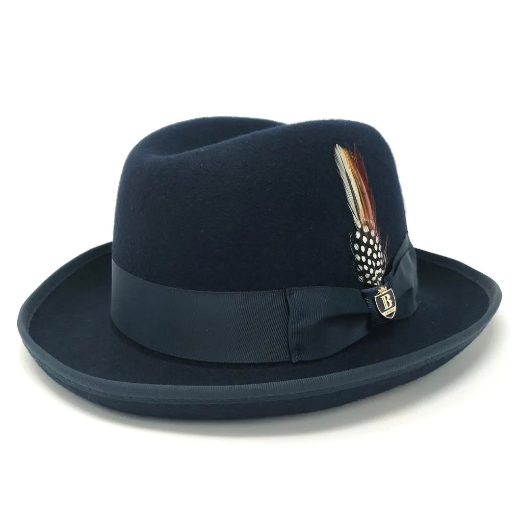 Bruno Capelo Godfather Wool Homburg Accessories_Bruno Capelo_Hats