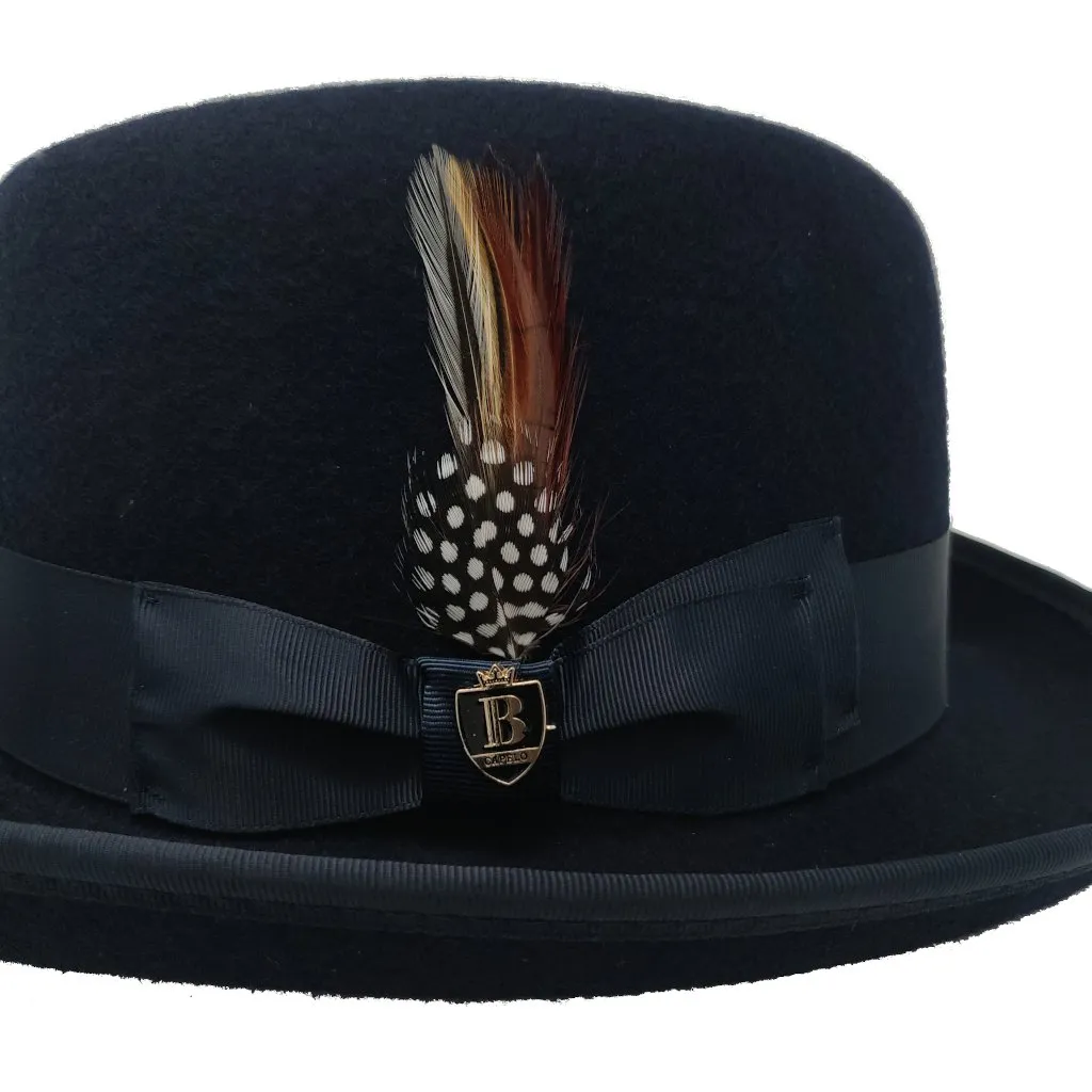 Bruno Capelo Godfather Wool Homburg Accessories_Bruno Capelo_Hats