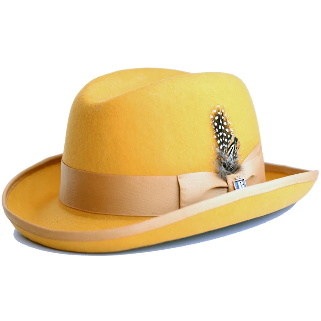 Bruno Capelo Godfather Wool Homburg Accessories_Bruno Capelo_Hats