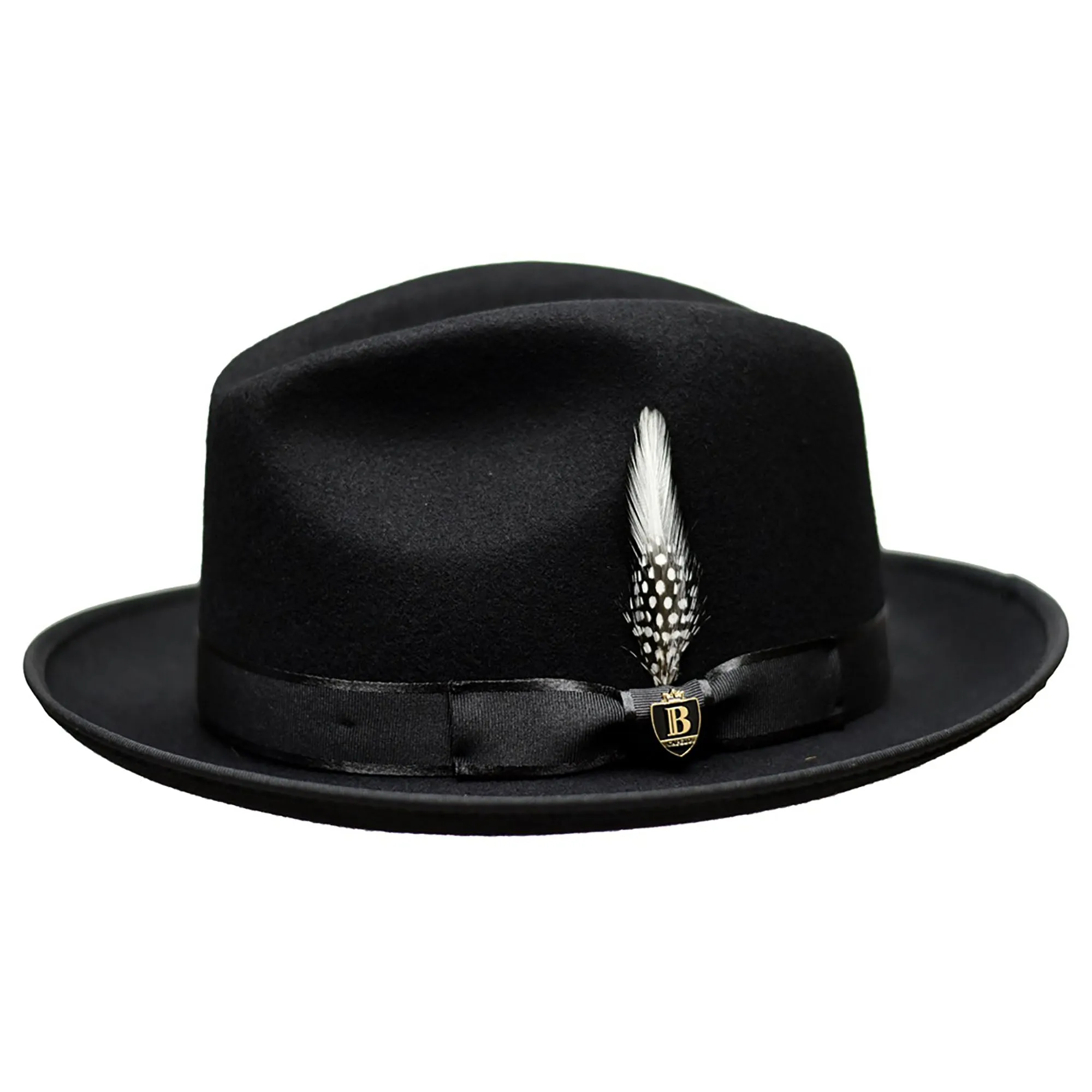 Bruno Capelo Hi Boi High Crown Wool Fedora Accessories_Bruno Capelo_Hats