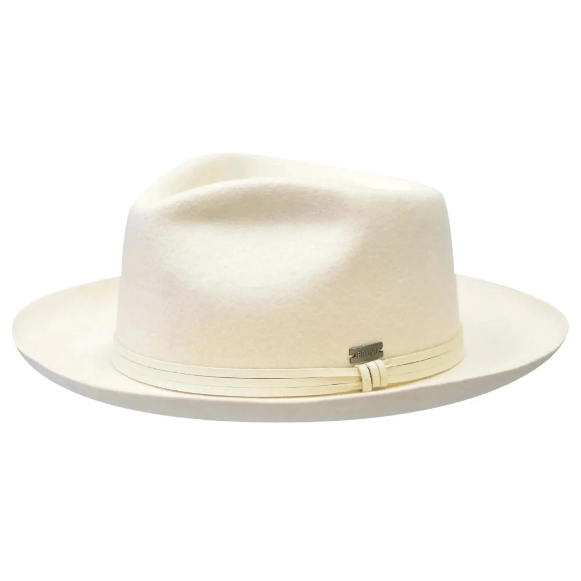 Bruno Capelo Ivy League Wool Teardrop Crown Fedora Accessories_Bruno Capelo_Hats