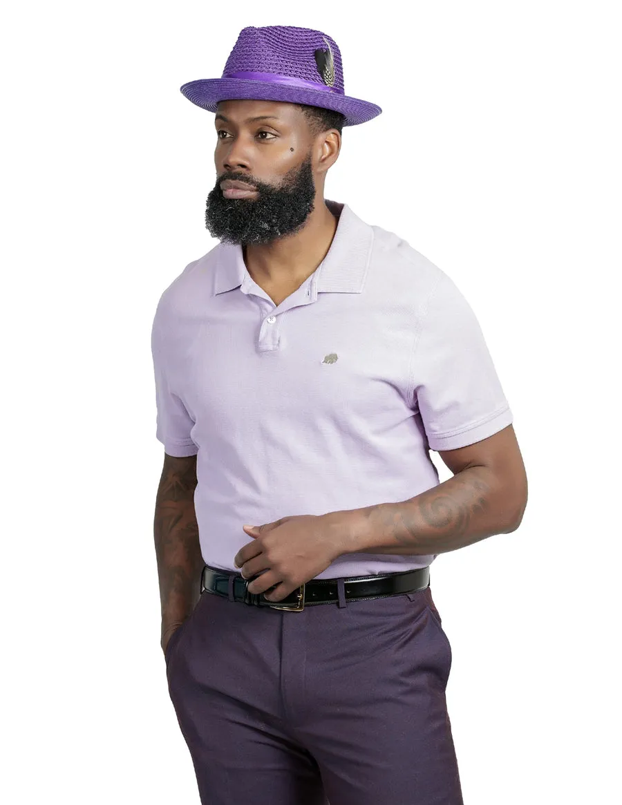 Bruno Capelo Julian Pinch Front Straw Fedora Accessories_Bruno Capelo_Hats