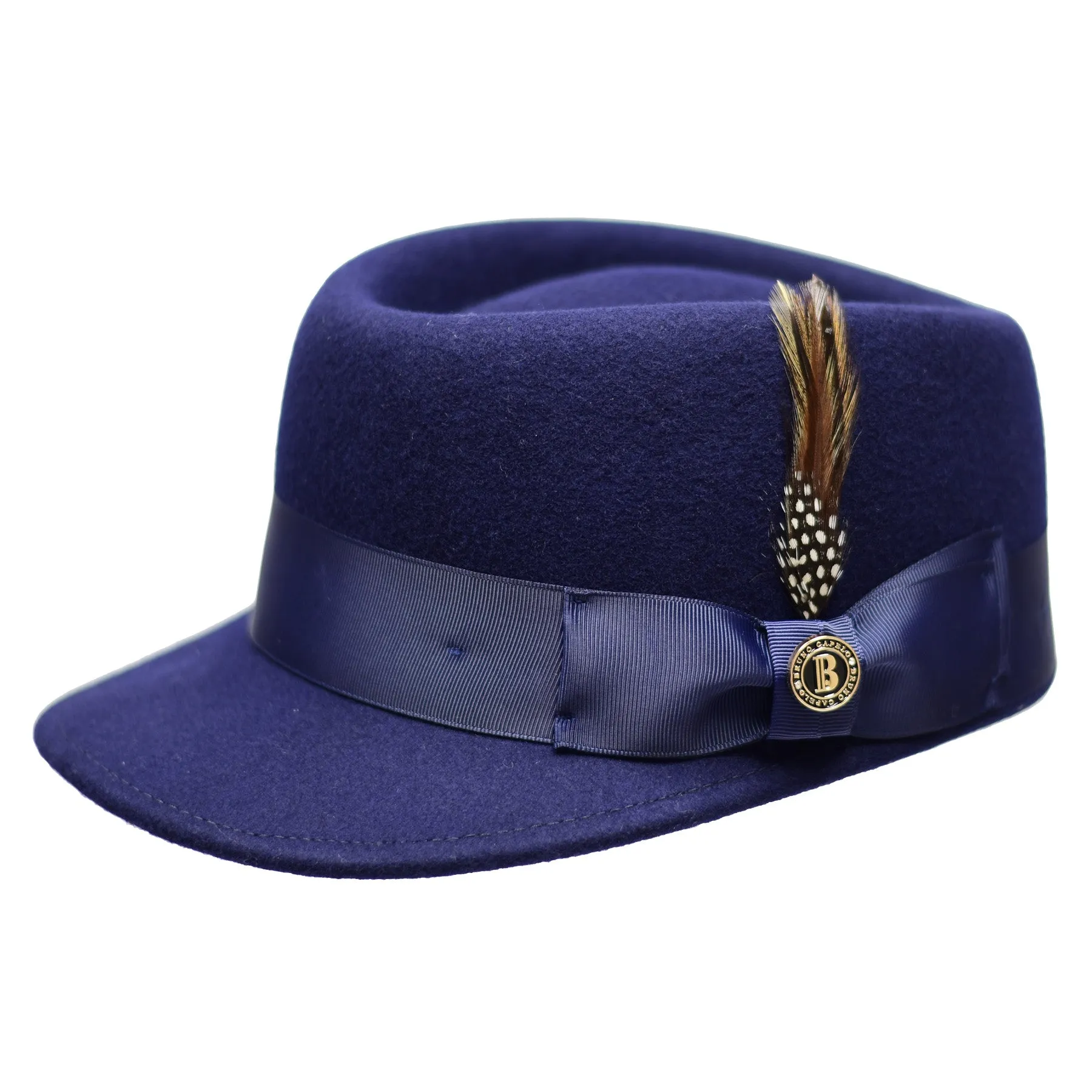Bruno Capelo Legionnaire OG Solid Colored Wool Dress Cap Accessories_Bruno Capelo_Hats