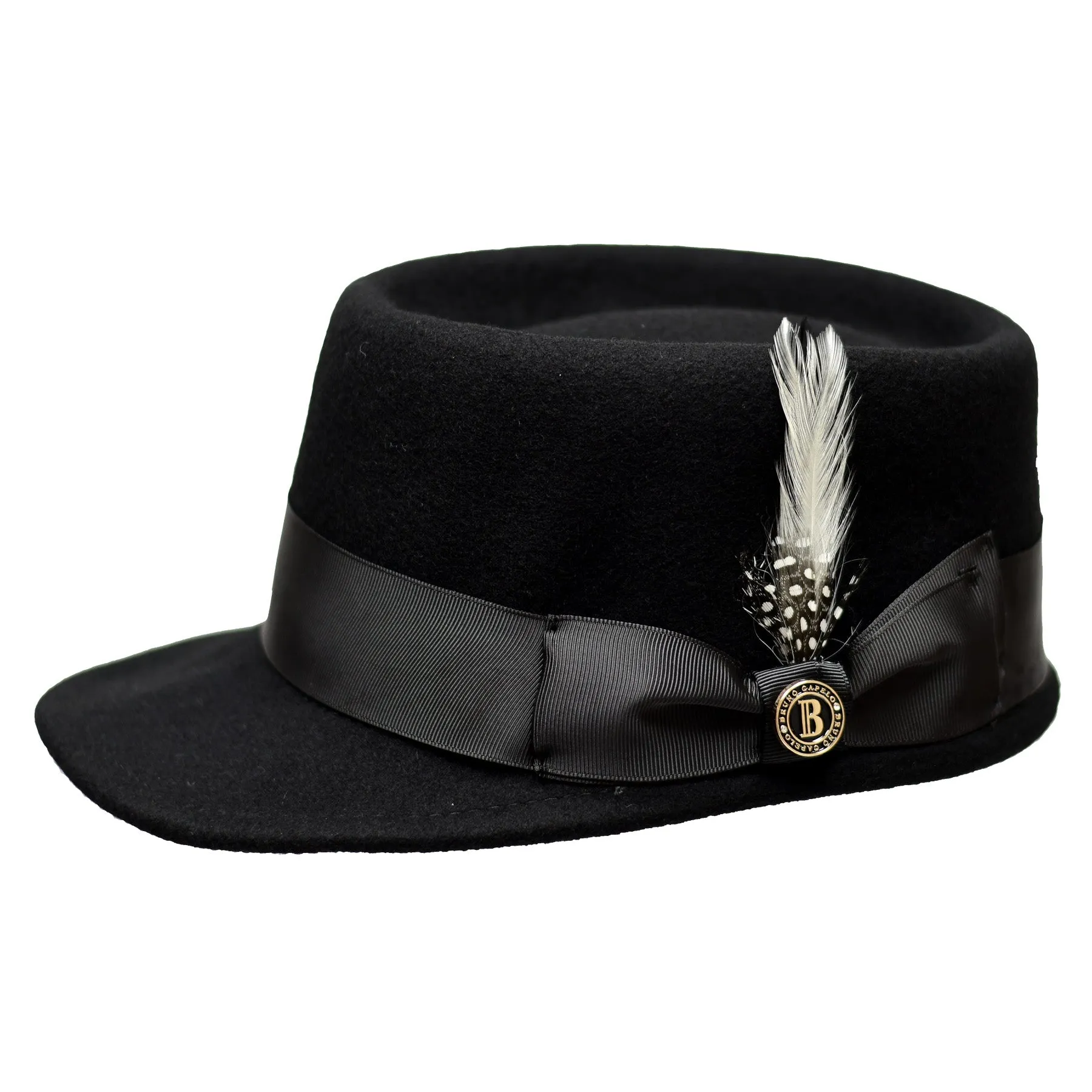 Bruno Capelo Legionnaire OG Solid Colored Wool Dress Cap Accessories_Bruno Capelo_Hats