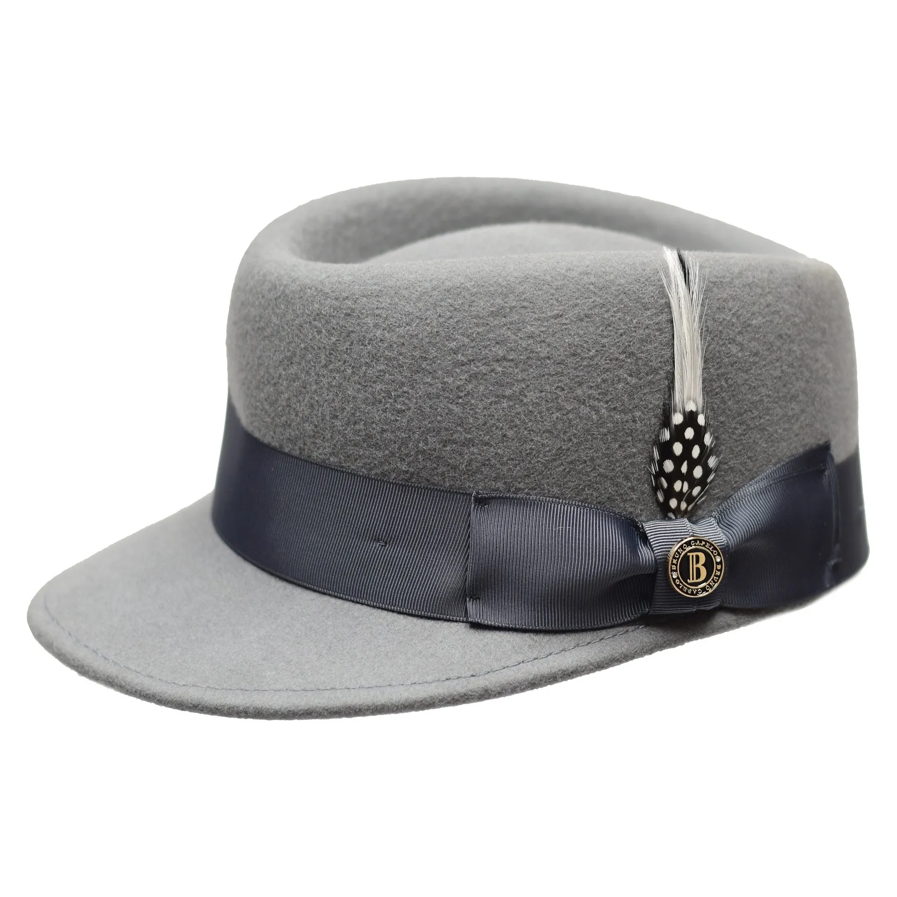 Bruno Capelo Legionnaire OG Solid Colored Wool Dress Cap Accessories_Bruno Capelo_Hats